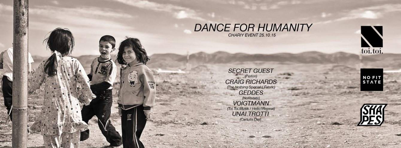 Dance For Humanity - フライヤー表