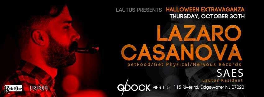 Lazaro Casanova & Saes - Lautus Halloween - フライヤー表