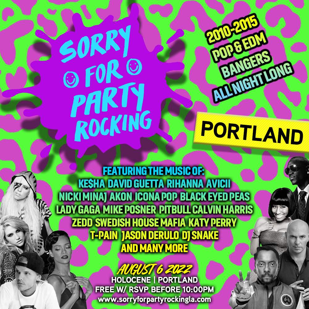 Sorry For Party Rocking (2010-2015 POP & EDM BANGERS ALL NIGHT LONG) at ...