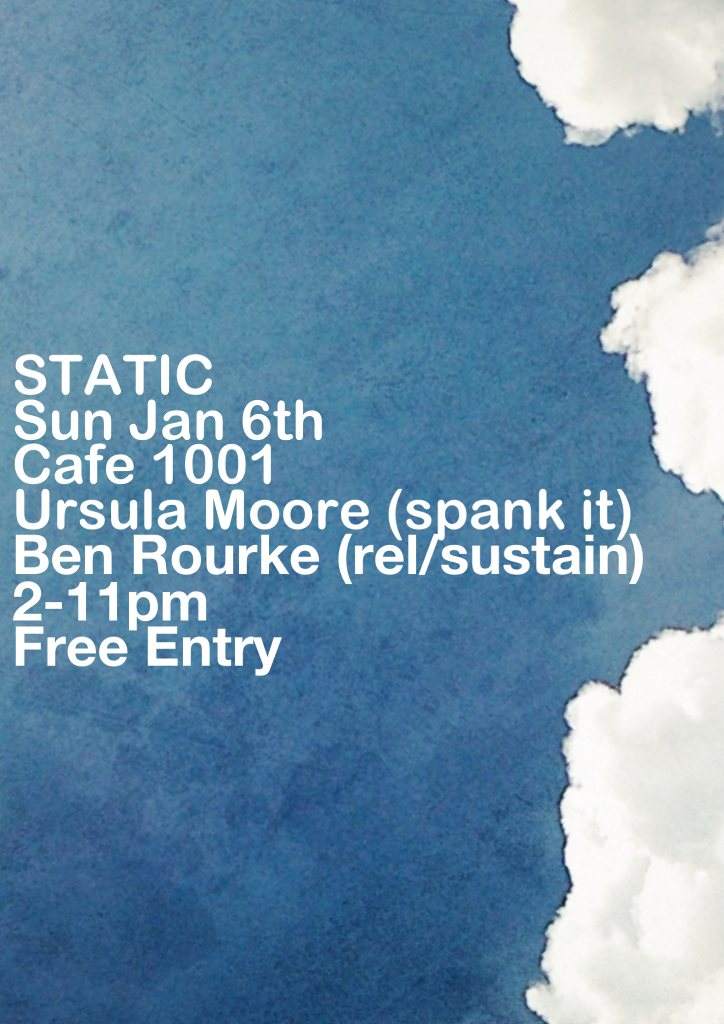 Static presents Ursula Moore & Ben Rourke - Página frontal