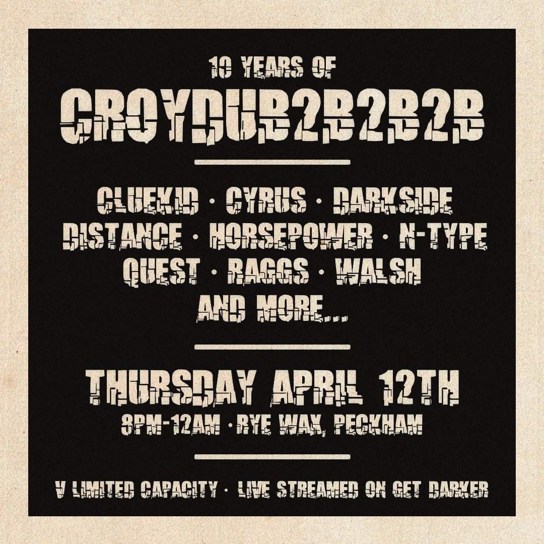 10 Years of Croydub Pre-Party - Página frontal