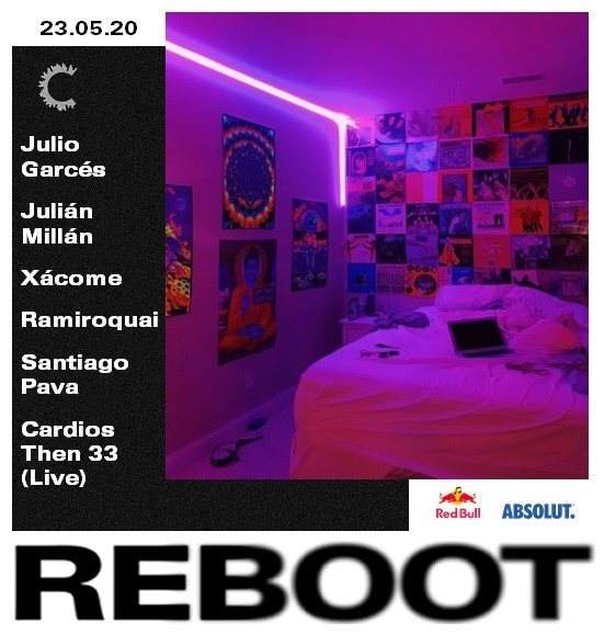 Reboot Net - Virtual Party 2.0 - フライヤー裏