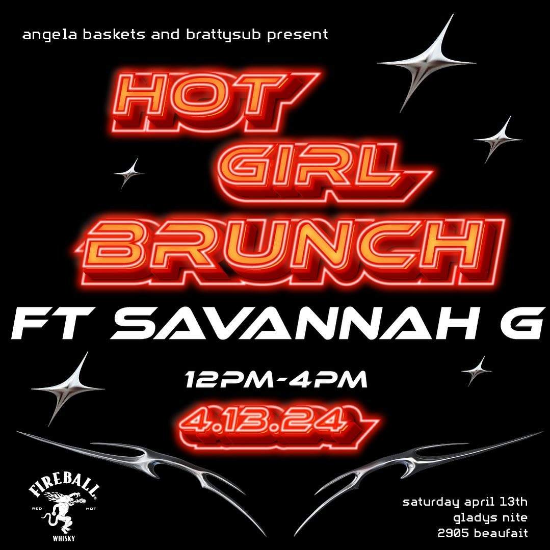 Hot Girl Brunch ft Savannah G - Página frontal