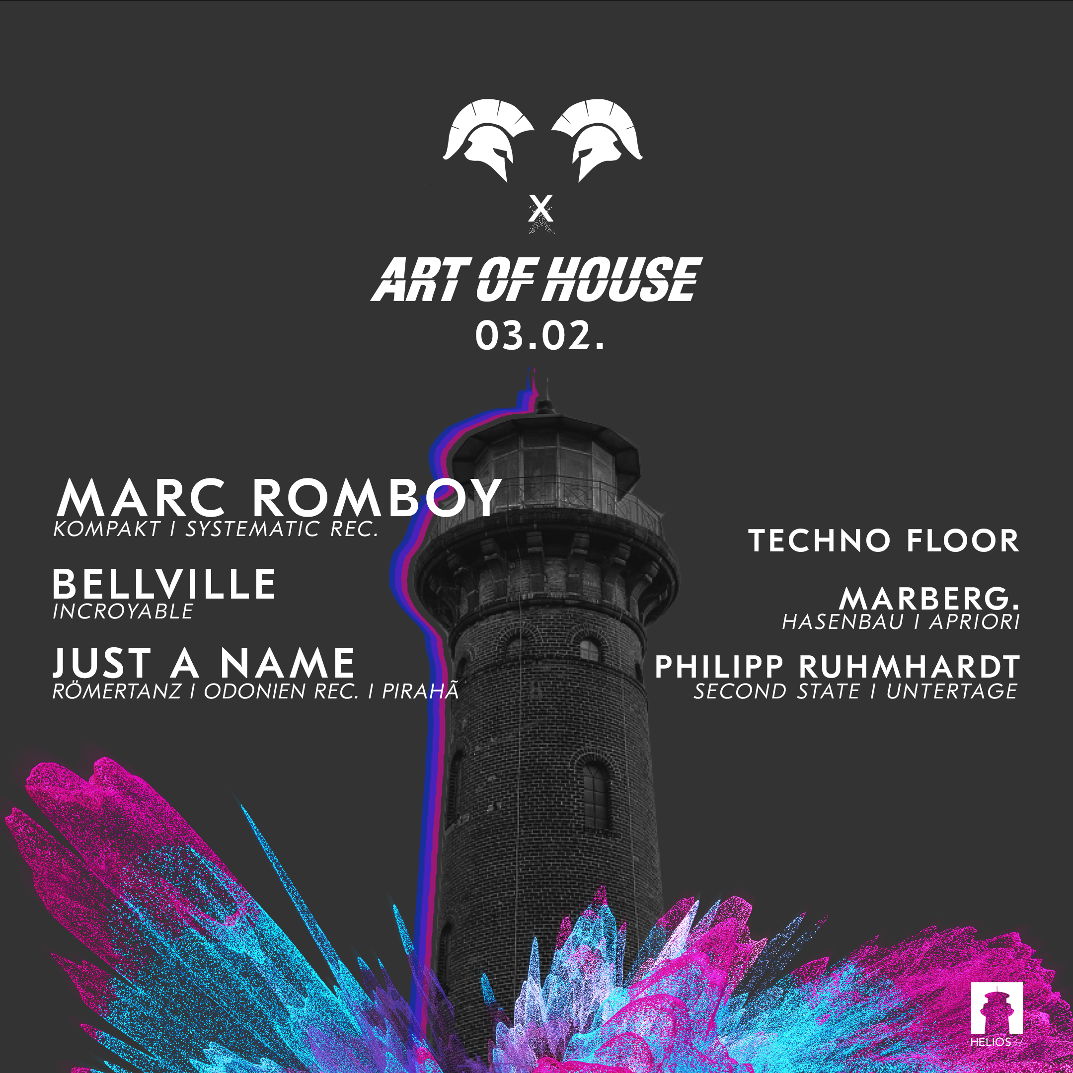 Art of house X Römertanz with Marc Romboy (Kompakt / Systematic) - フライヤー表