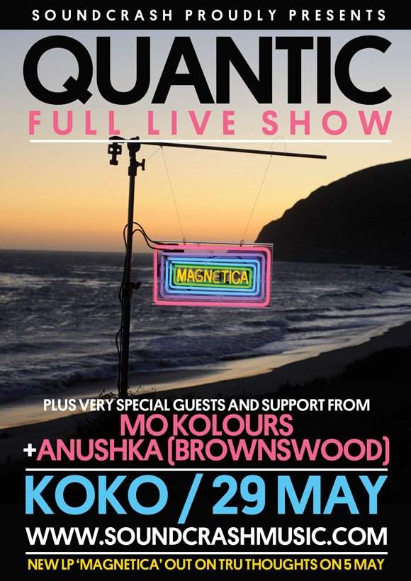 Quantic Full Live Show + Mo Kolours + Anushka - Página frontal