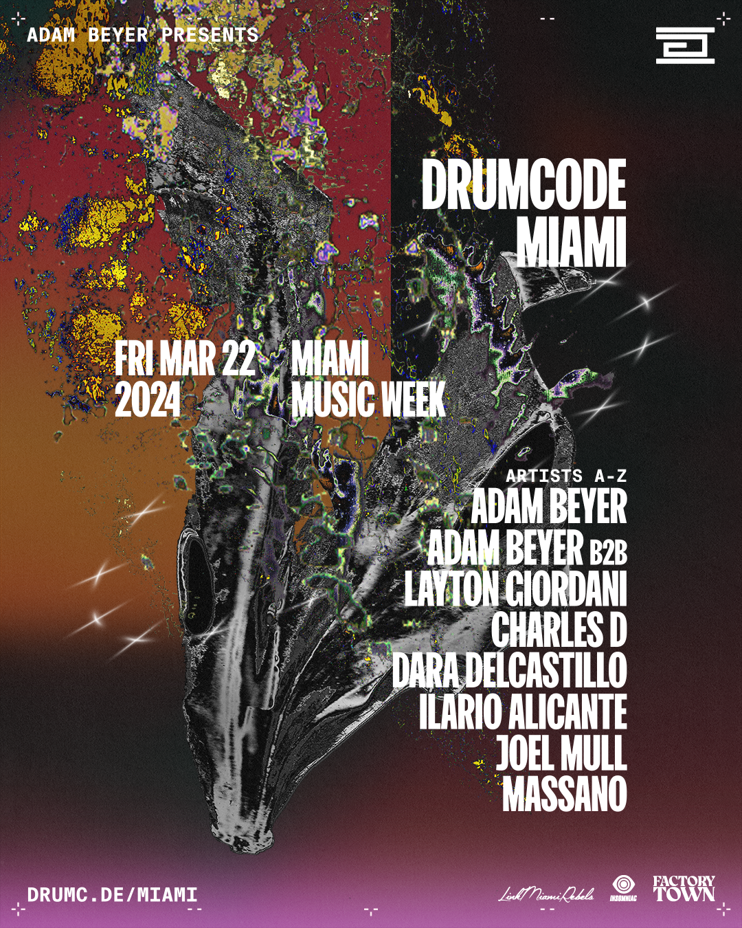 Drumcode Miami - フライヤー表