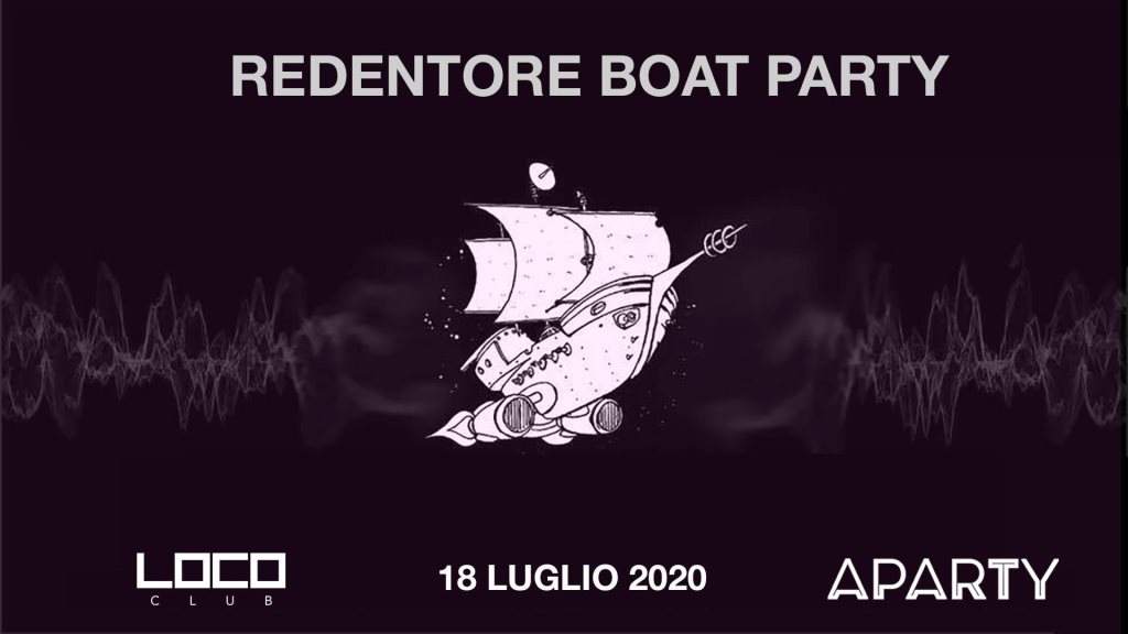 Redentore Boat Party - フライヤー表
