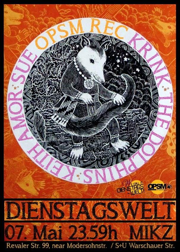 Dienstagswelt: Opsm REC Nacht - フライヤー表