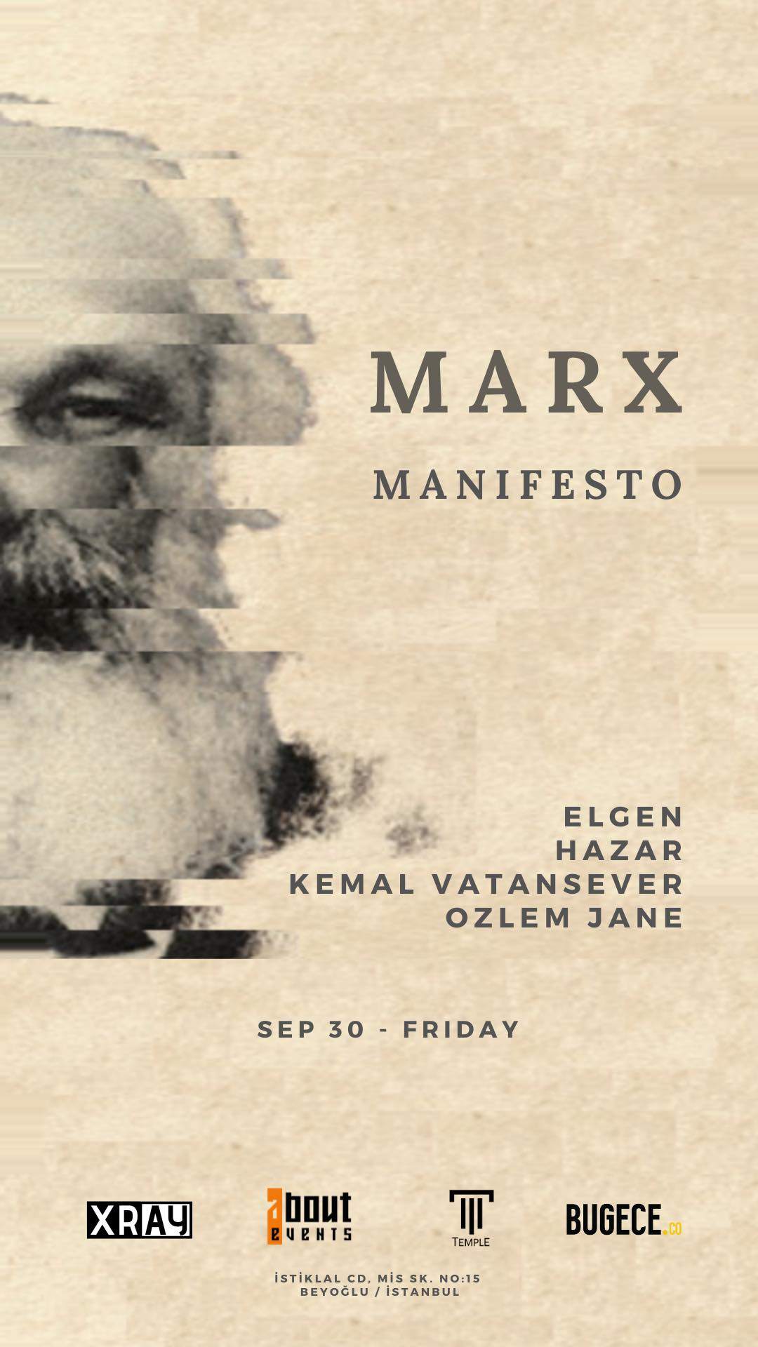 Mark Manifesto by Xray + Aboutevent - Página frontal
