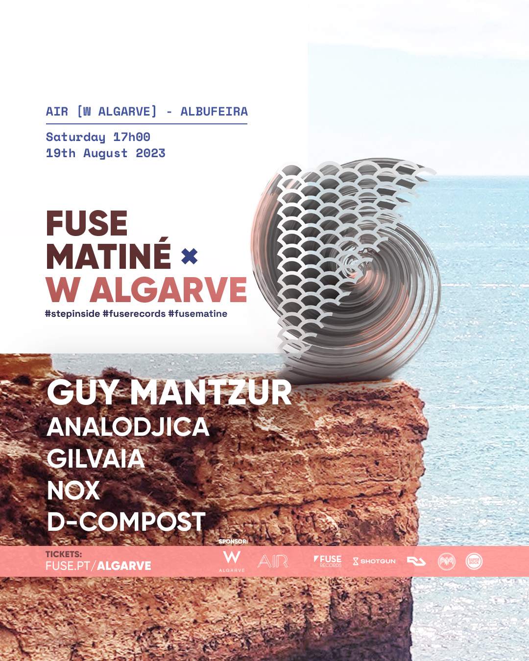 Fuse Matiné x W Algarve: Guy Mantzur - Página frontal