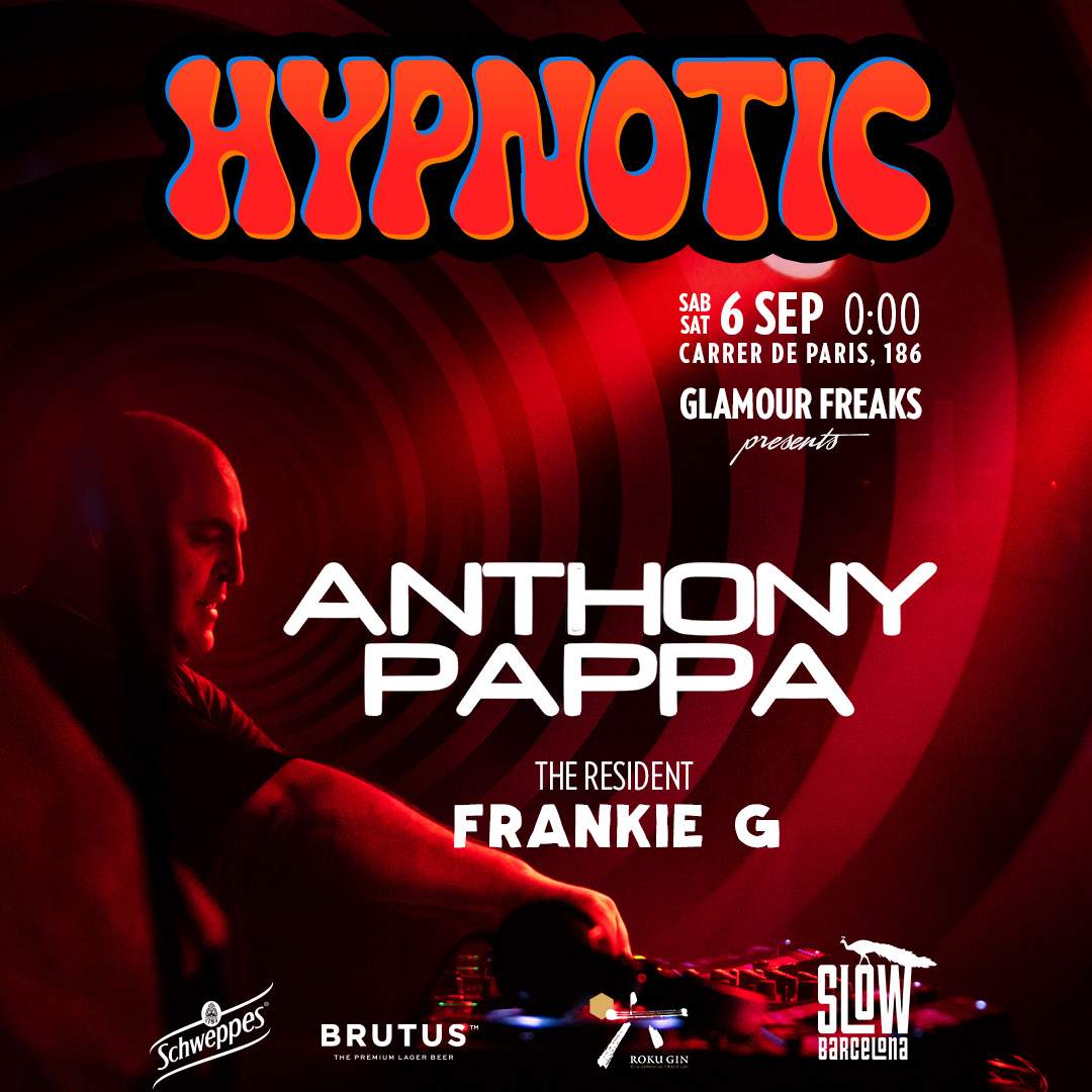 ☆ Anthony Pappa by Hypnotic at Slow Club, Barcelona · Tickets