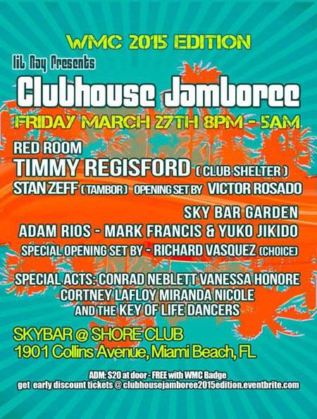 WMC: Clubhouse Jamboree: with Timmy Regisford, Stan Zeff, Mark Francis - Página frontal