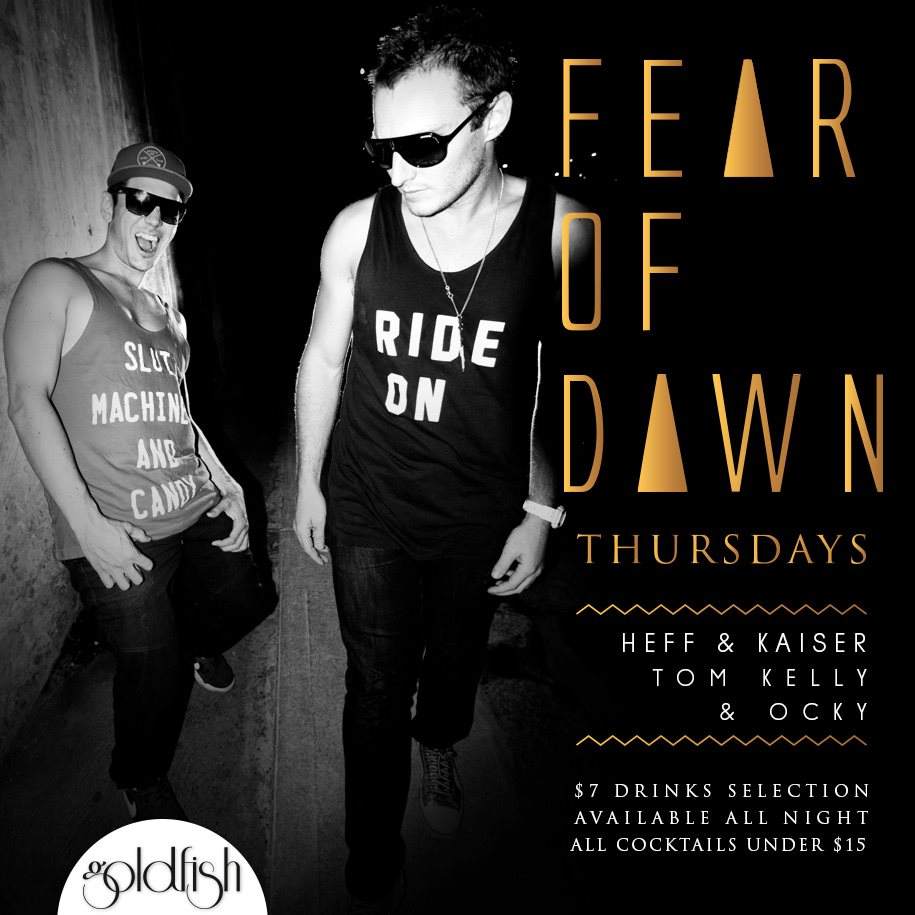 Fear Of Dawn Thursdays - フライヤー表