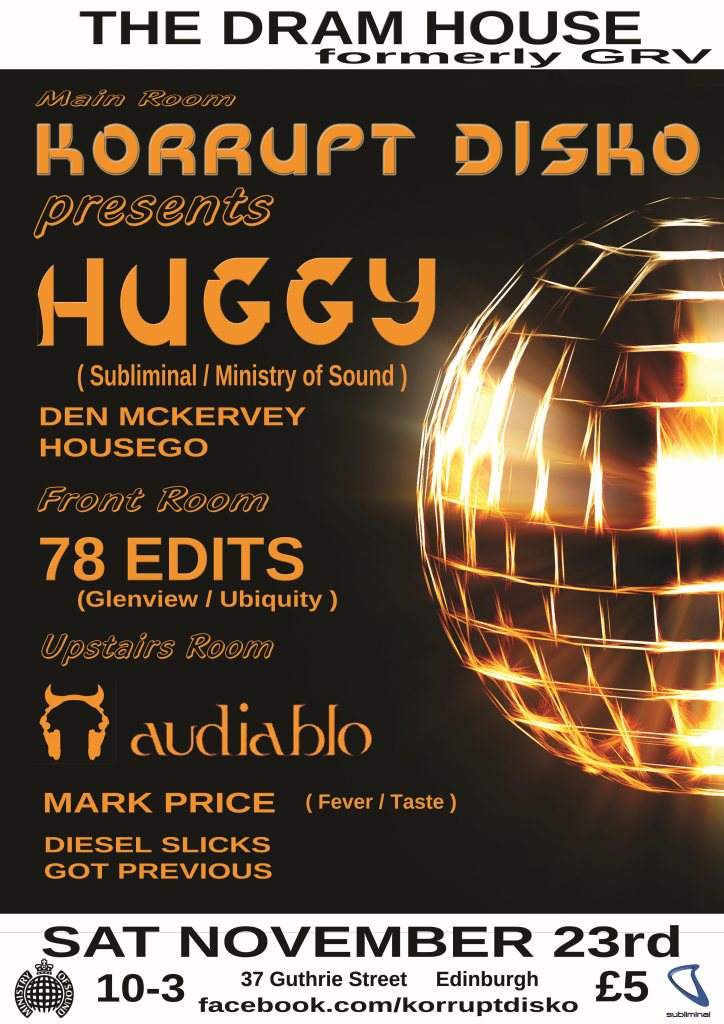 Korrupt Disko with Huggy - Página frontal