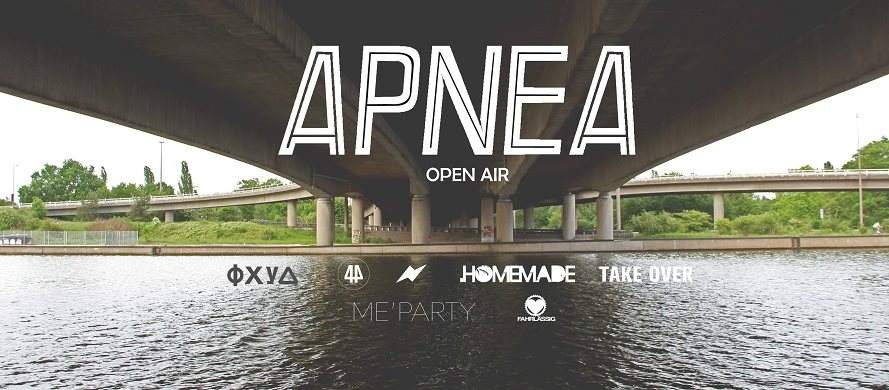 Apnea Open Air & Club Edition - フライヤー表