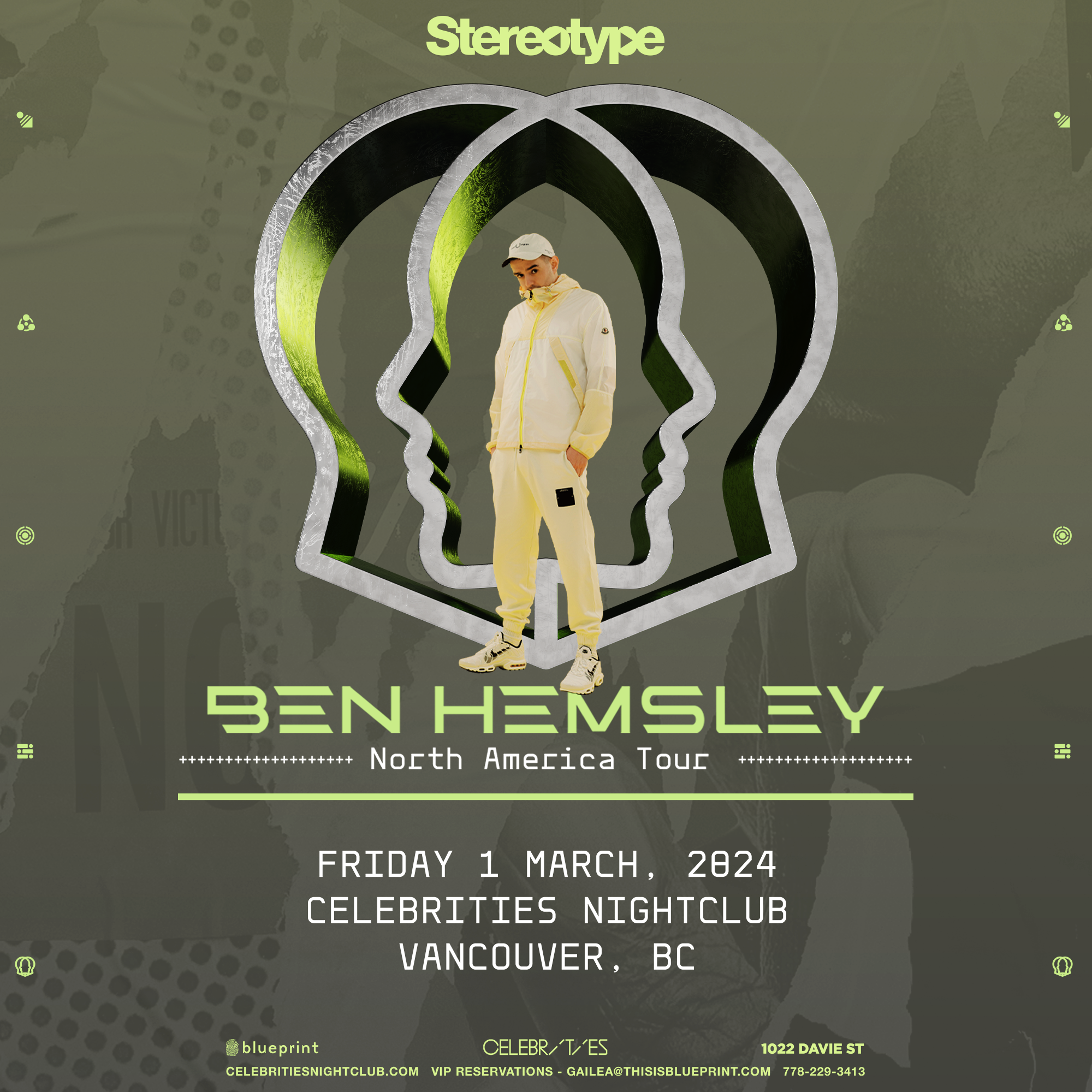 Ben Hemsley - Vancouver - フライヤー表