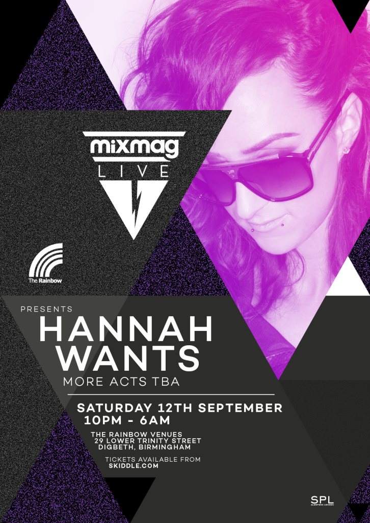 Mixmag Live presents Hannah Wants - Página frontal
