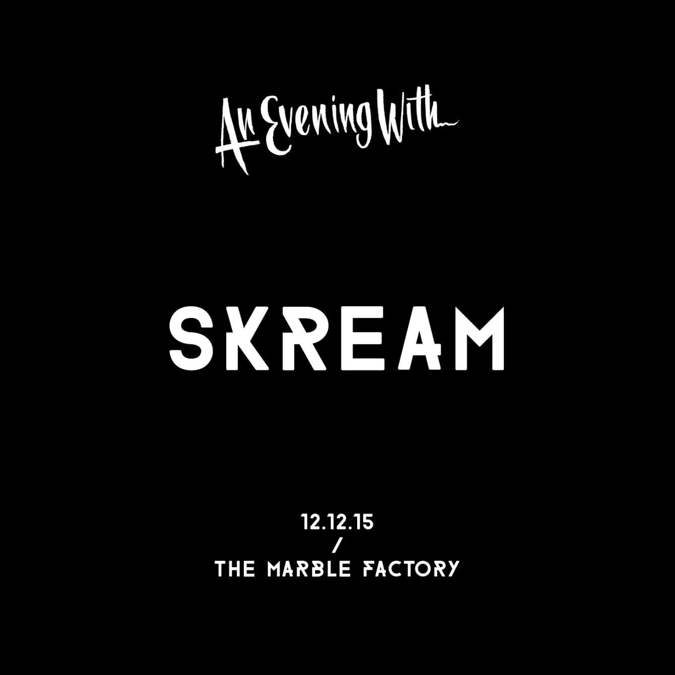 An Evening with Skream - Página frontal