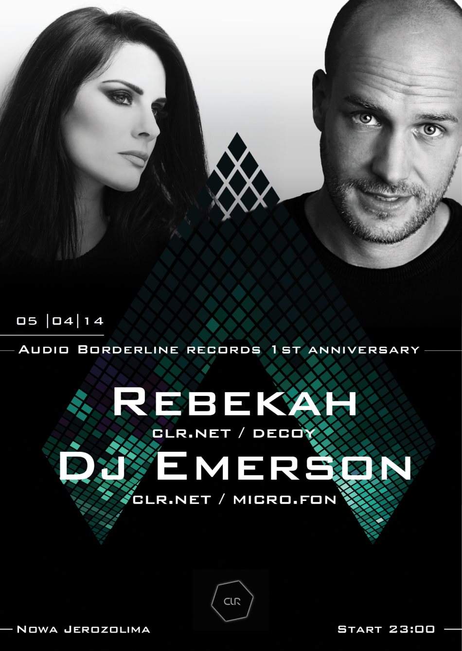 Audio Borderline Records presents Rebekah & DJ Emerson - フライヤー表