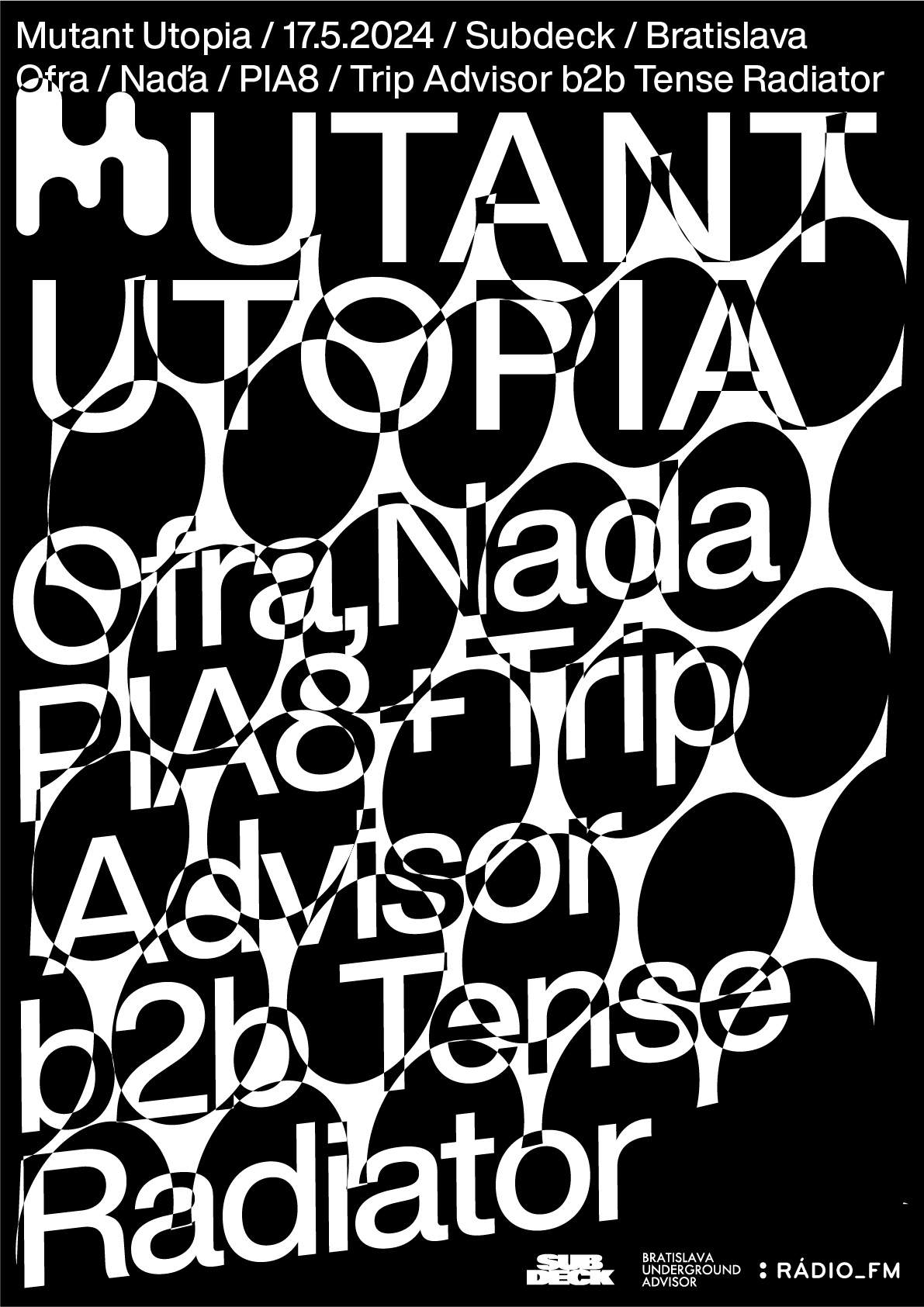 Mutant Utopia with Ofra - Página frontal