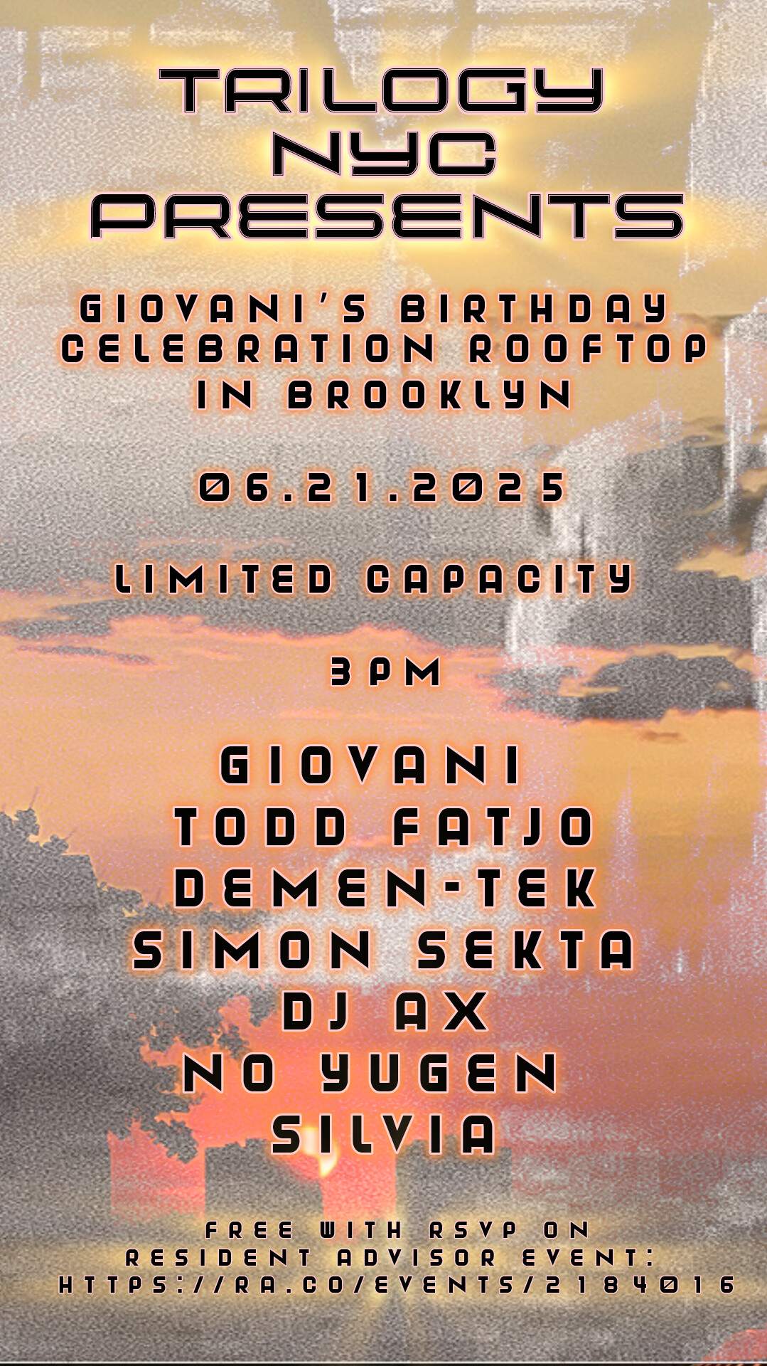 Trilogy NYC presents: Giovani's Birthday Celebration (Rooftop in BK) at ...