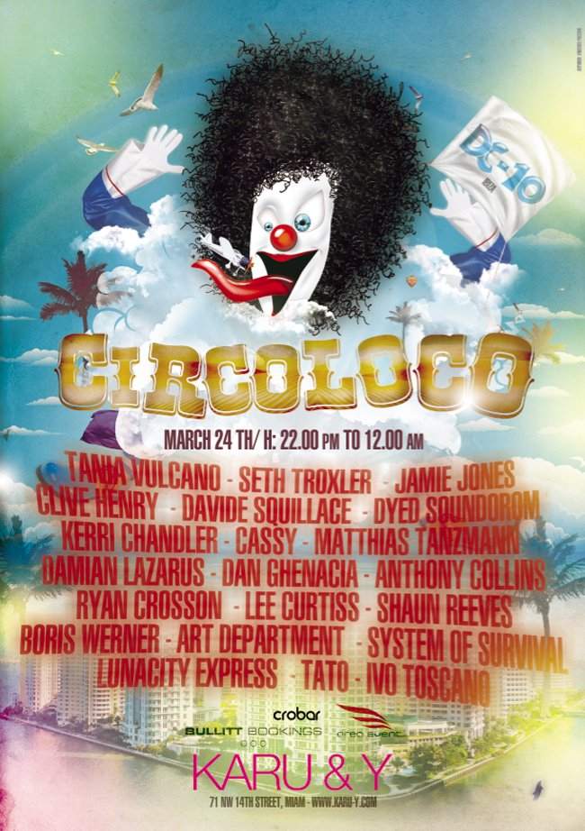Circo Loco Miami - Página frontal