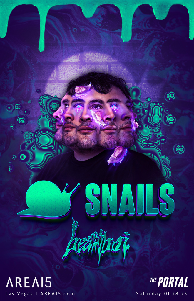 Snails at The ALot at Area15, Las Vegas