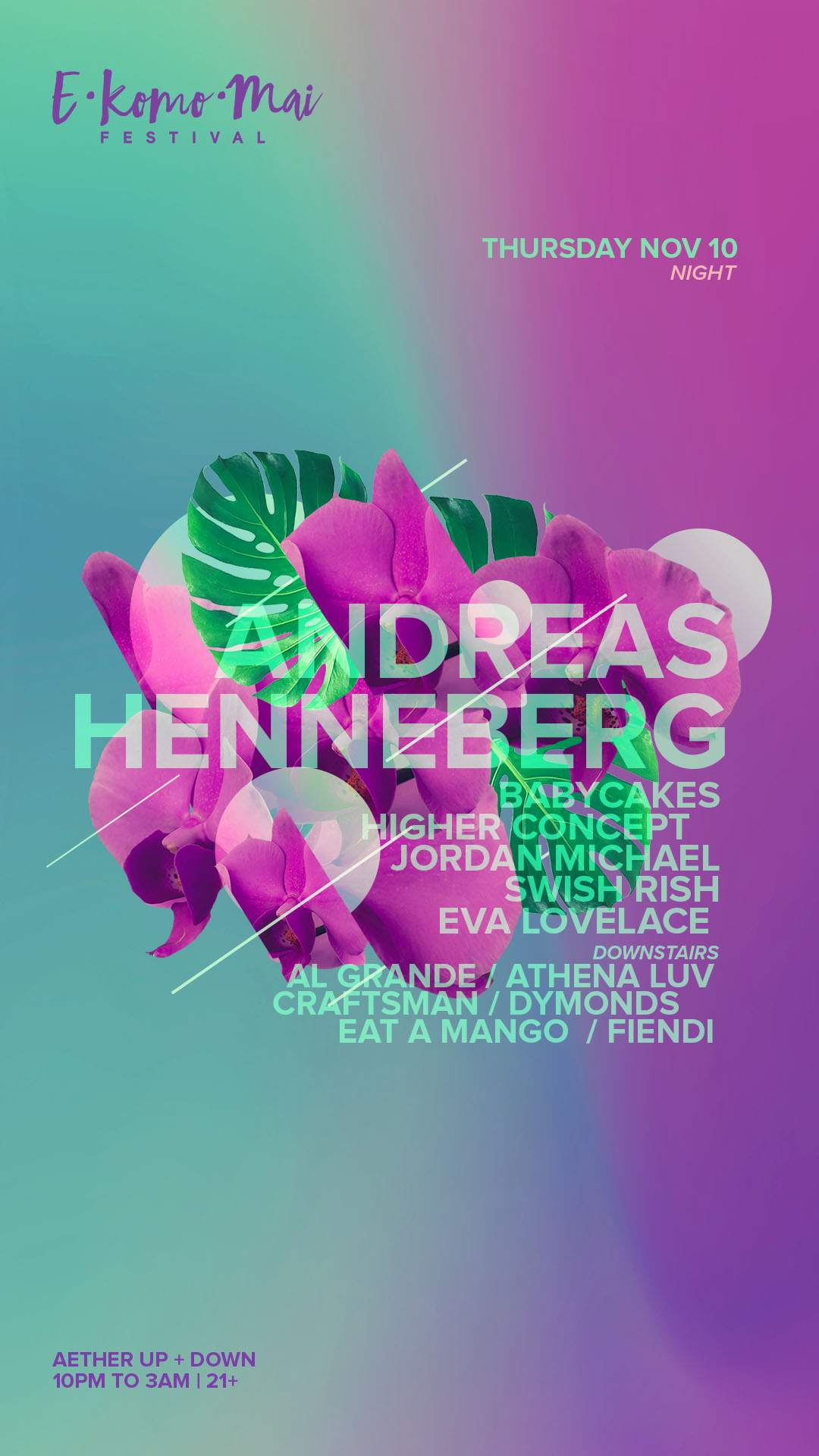 Andreas Henneberg at Aether Afterhours, Hawaii