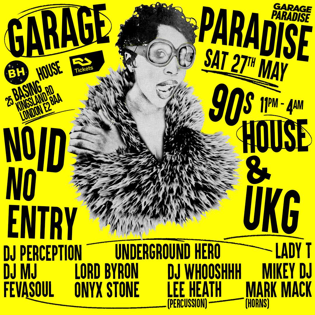 Garage Paradise - DJ Perception, Jeremy Sylvester , Lady T, DJ MJ, Onyx Stone - Página frontal