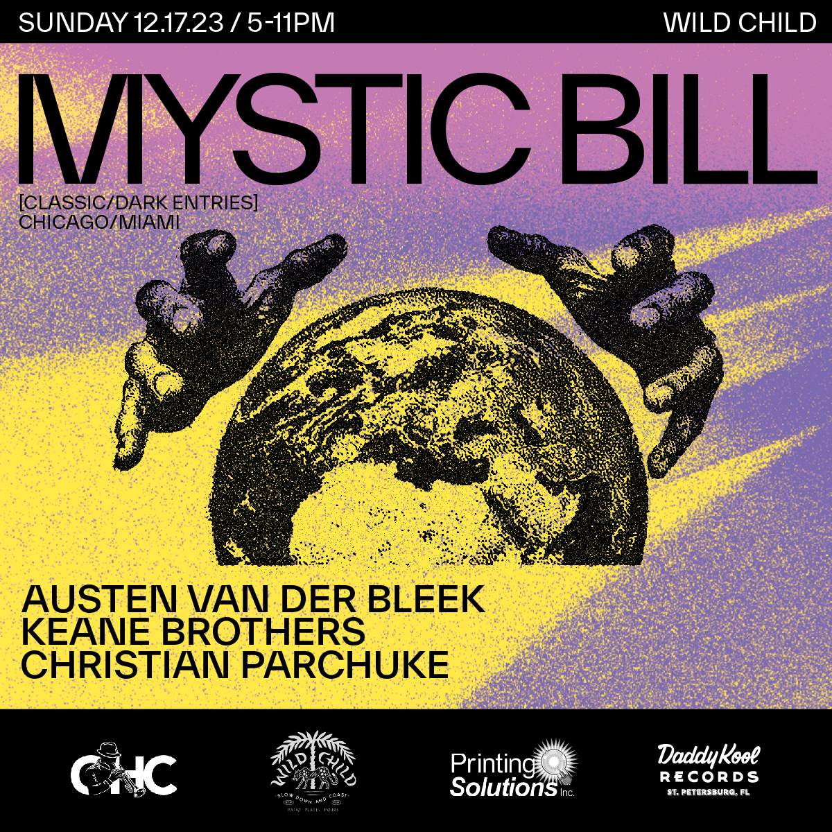 Sunday Open Air with Mystic Bill (Chicago/Miami) - フライヤー裏