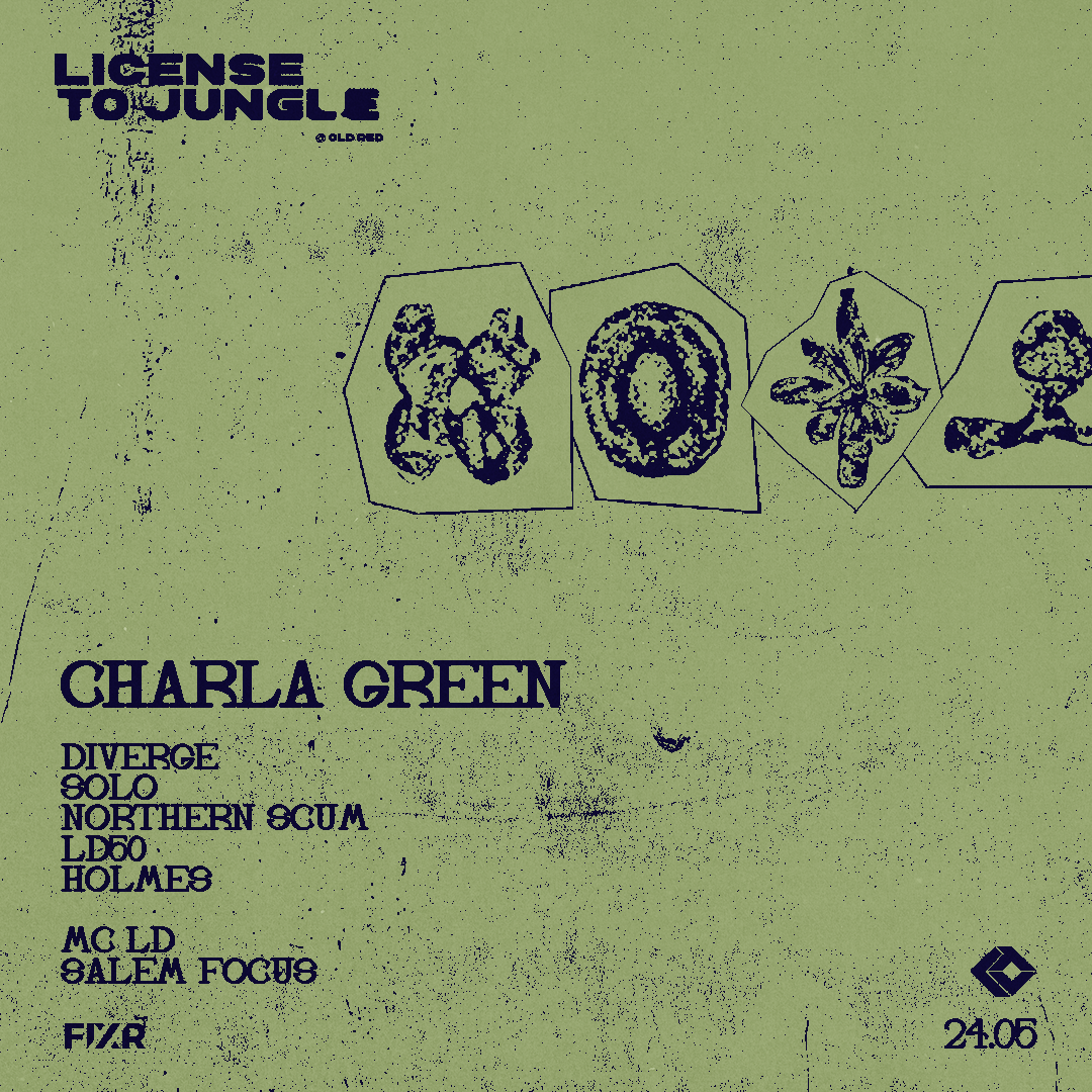 License To Jungle: Charla Green - フライヤー表
