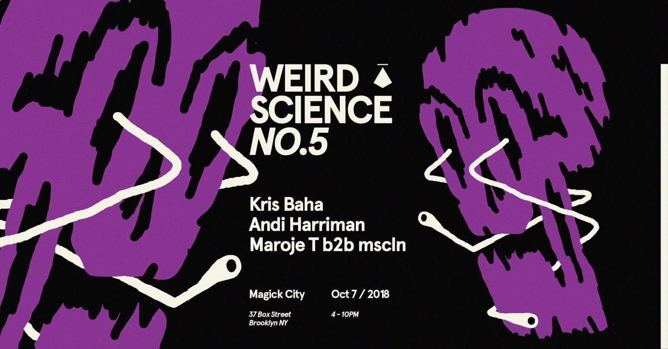Weird Science no.5 with Special Guest, Andi & Maroje T b2b Mscln - Página trasera