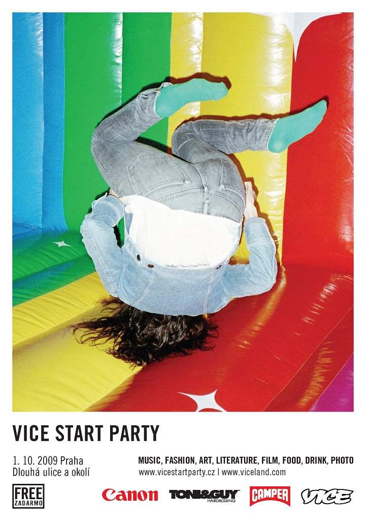 Vice Start Party - Página frontal