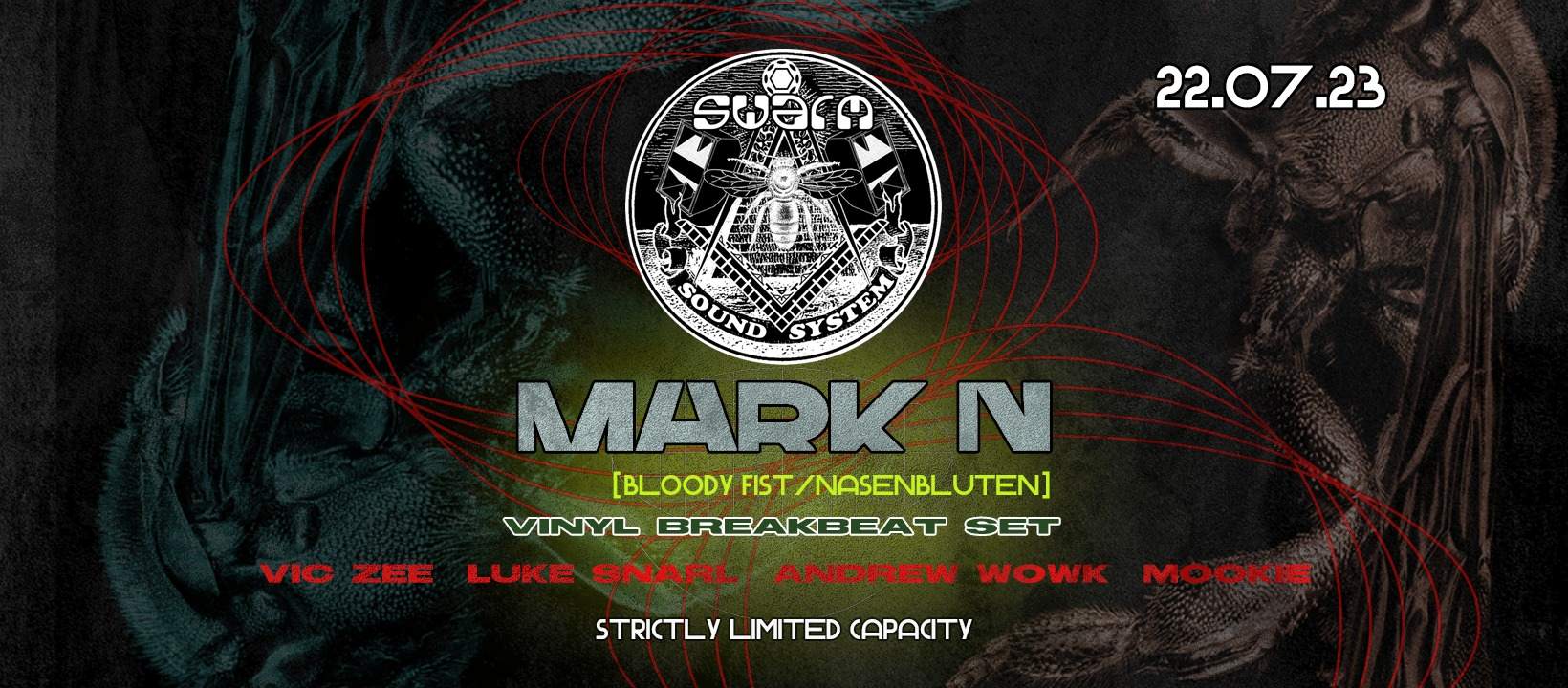 Swarm presents MARK N [VINYL BREAKBEAT SET] - Página frontal
