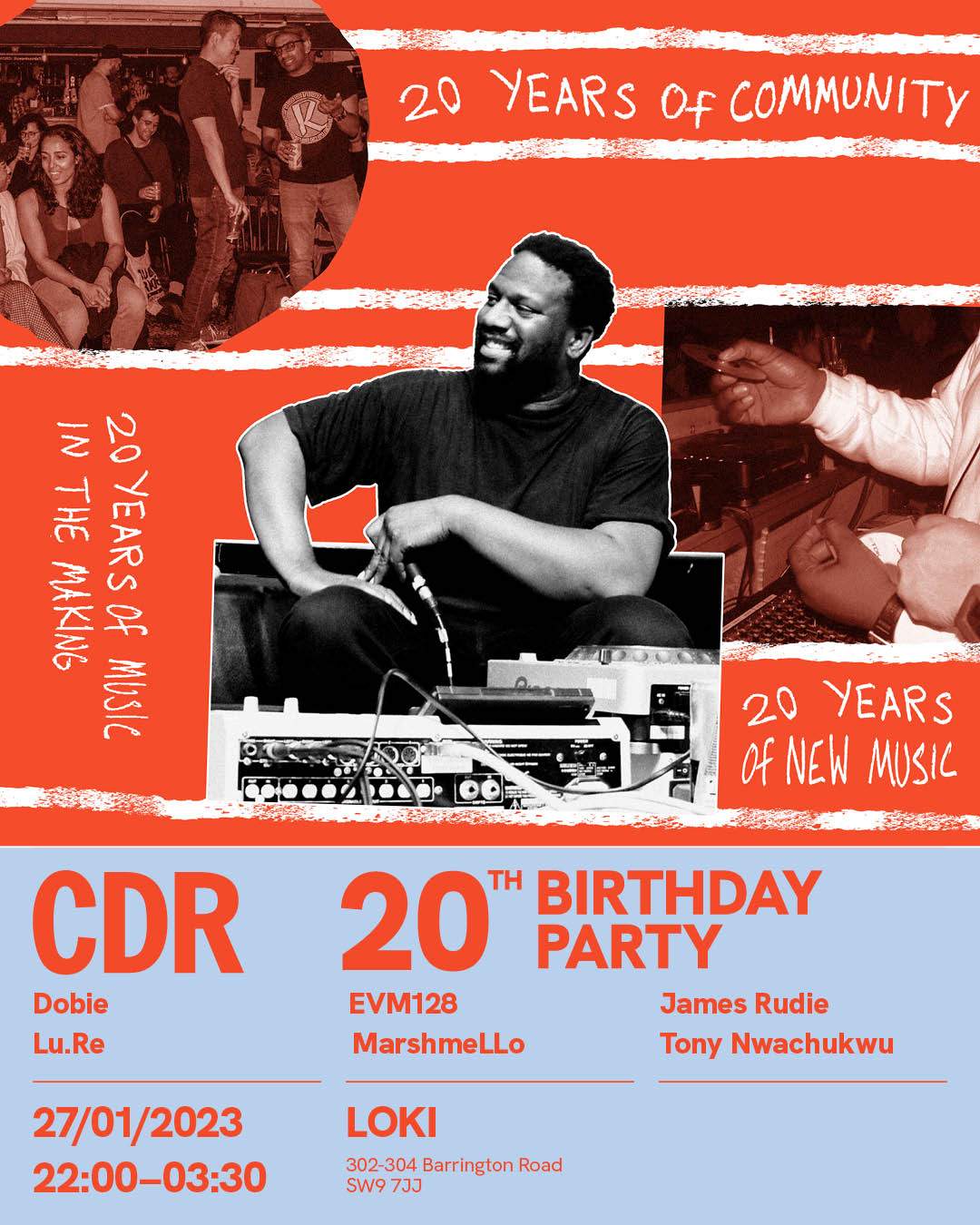 CDR 20th Birthday - フライヤー表