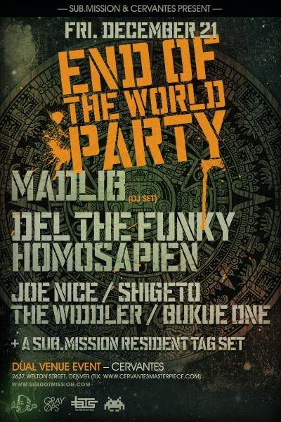 the End of the World Party - フライヤー表