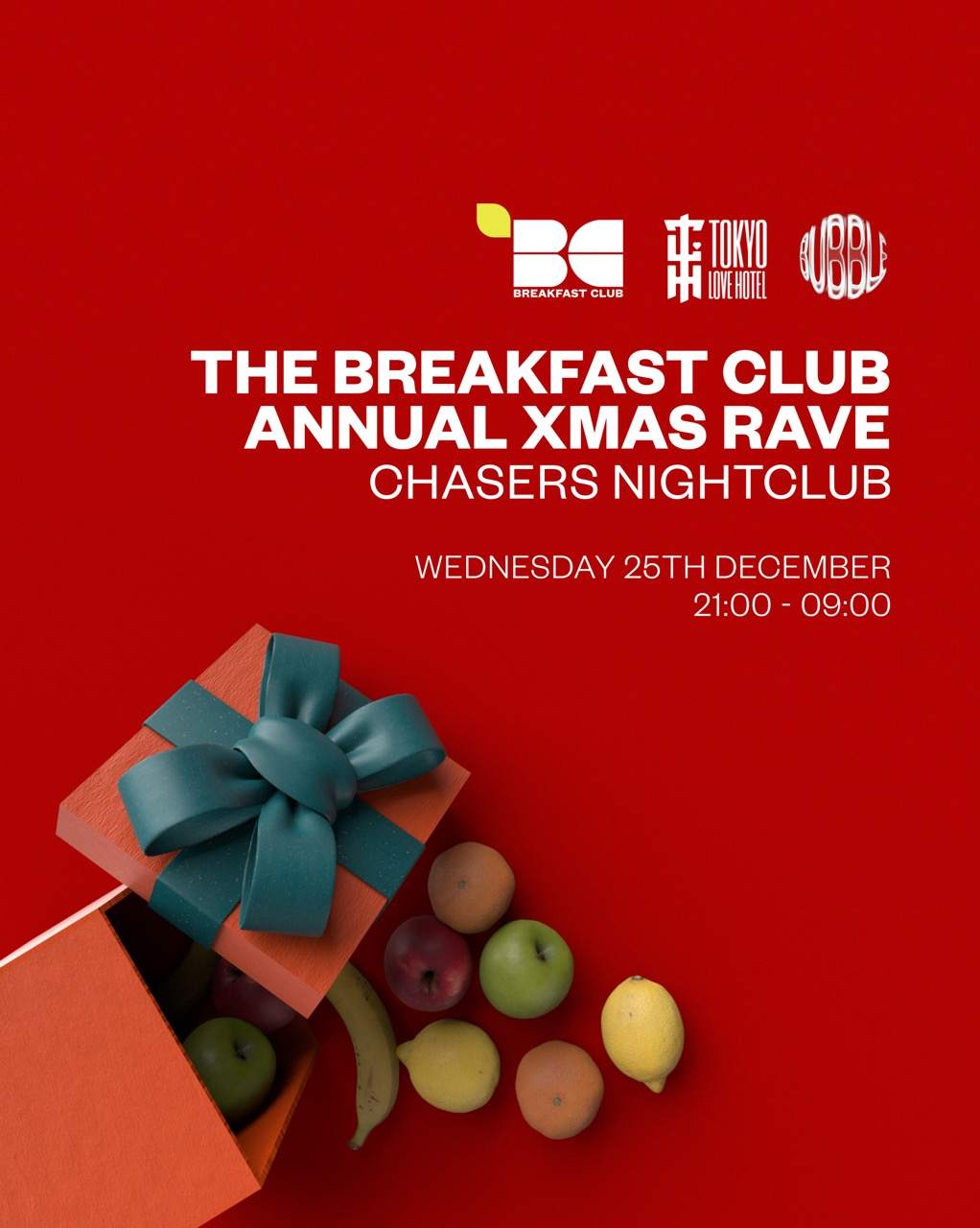 The Breakfast Club Annual Xmas Rave '24 at Chasers Nightclub, Melbourne