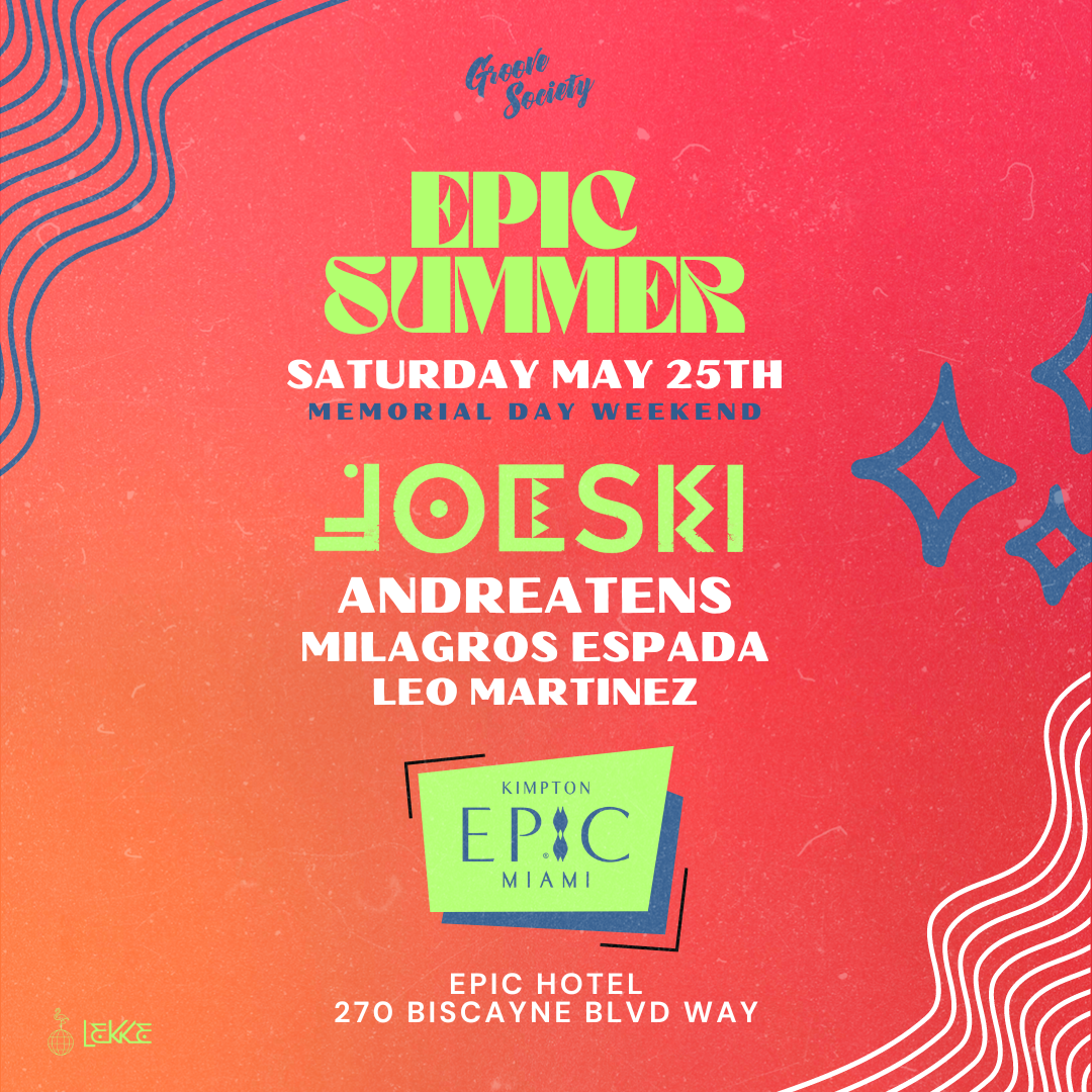EPIC Summer MDW Pool Party with Joeski - フライヤー表