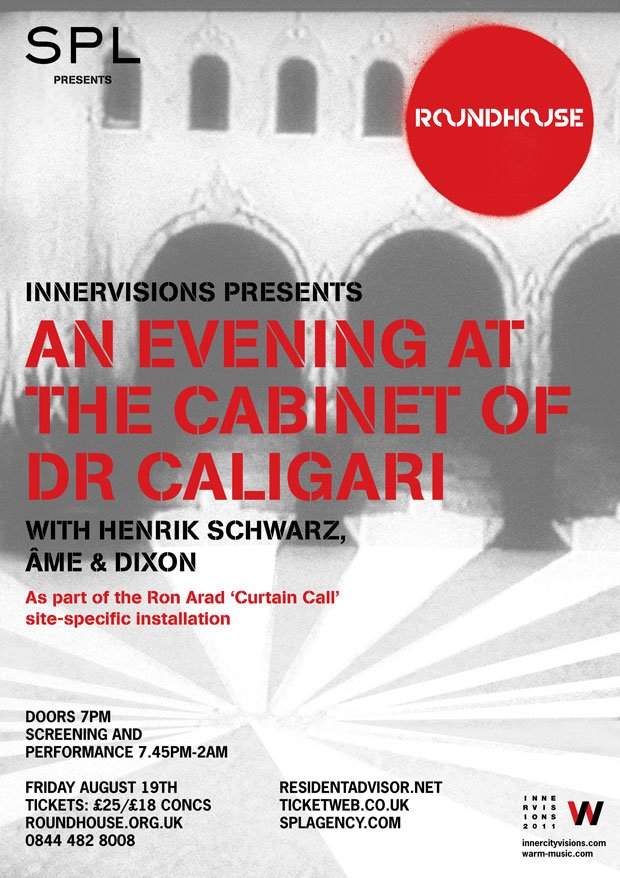 Ame, Dixon & Schwarz Aka Innervisions present An Evening At The Cabinet Of Dr Caligari - Página frontal