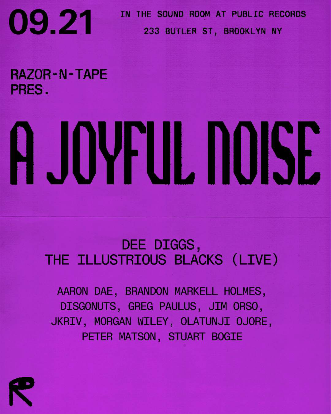 Razor-N-Tape presents: A Joyful Noise - Página frontal