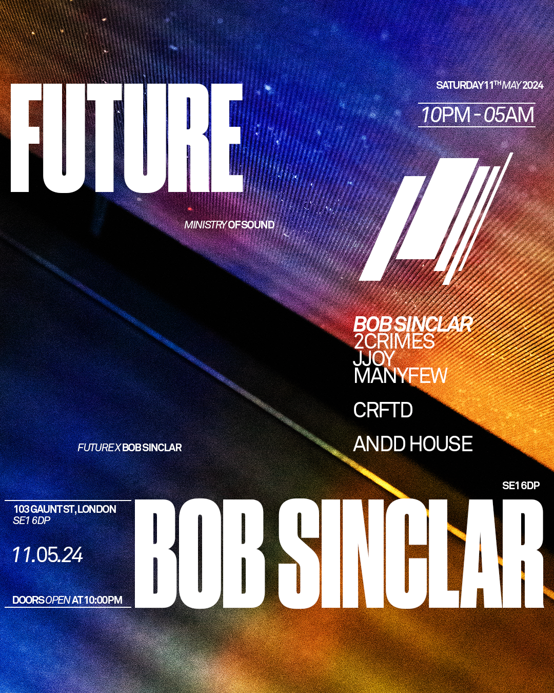FUTURE pres. Bob Sinclar - フライヤー表