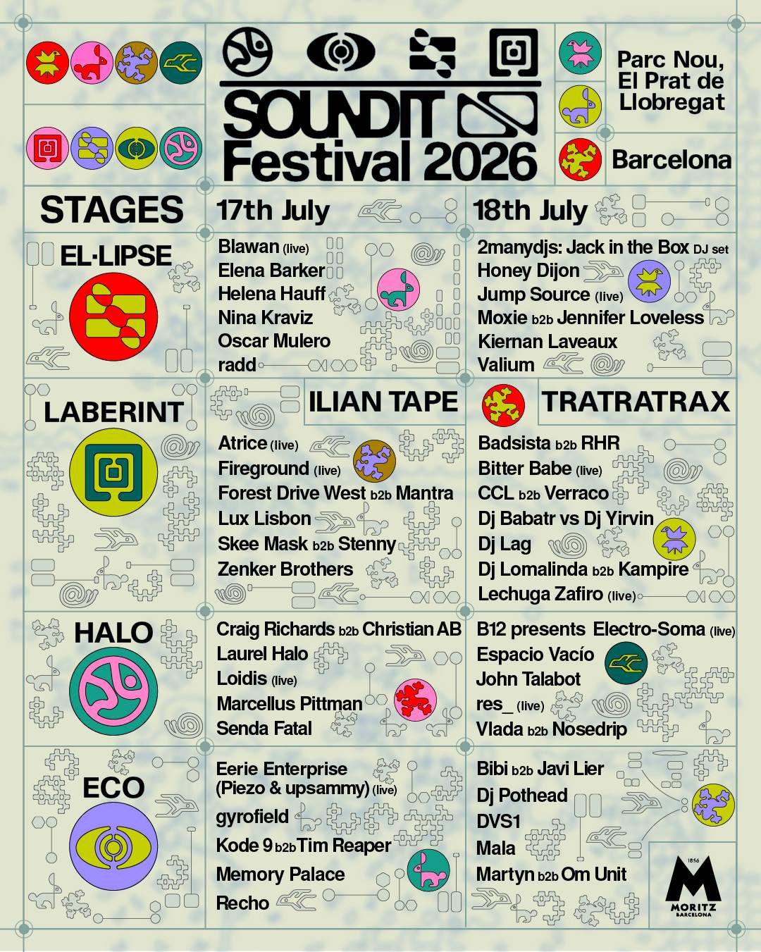SOUNDIT Festival 17-18 July 2026 en Parc Nou. El Prat de Llobregat ...