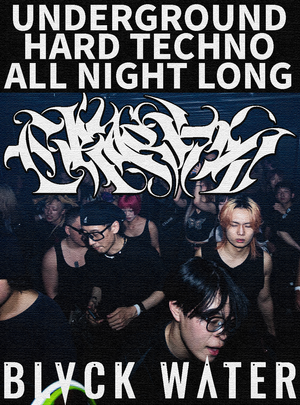 HARD TECHNO 'CRACKS' with FENGX2, Kaoll, LIZA, 死者蘇生CH, ZAGUN