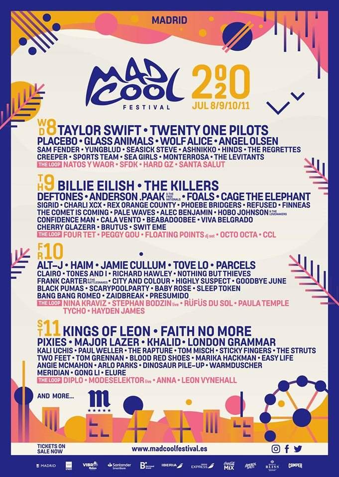Mad Cool Festival 2020 - Página frontal
