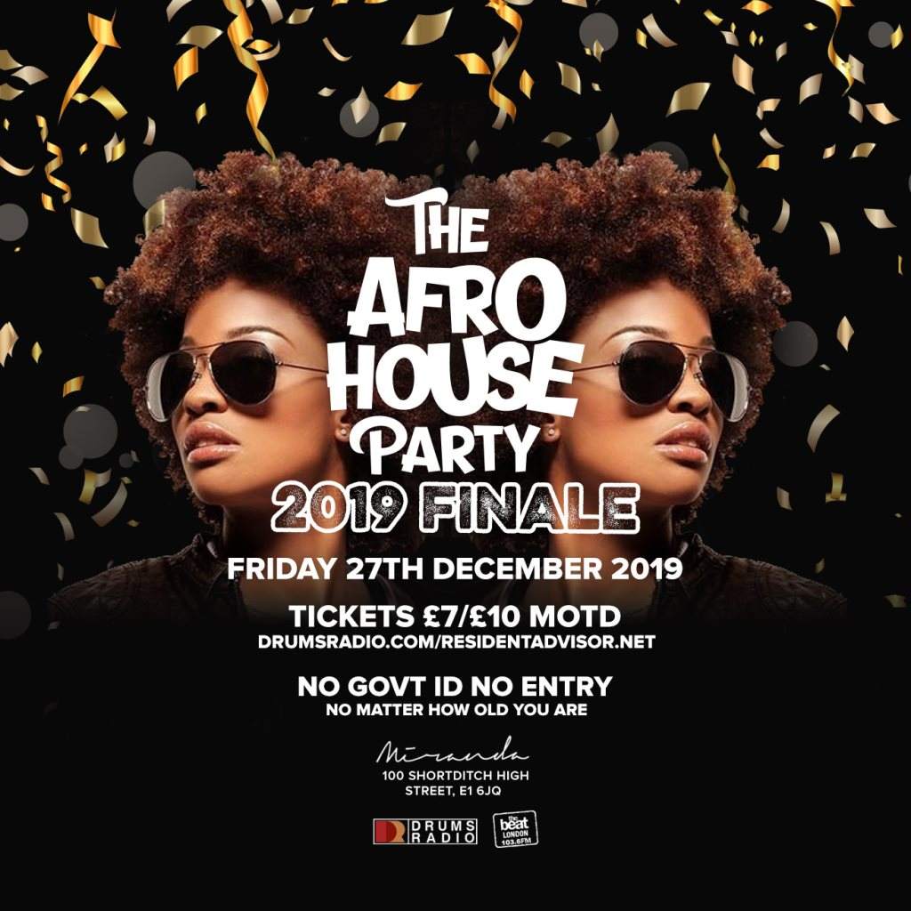 The Afrohouse Party - フライヤー表