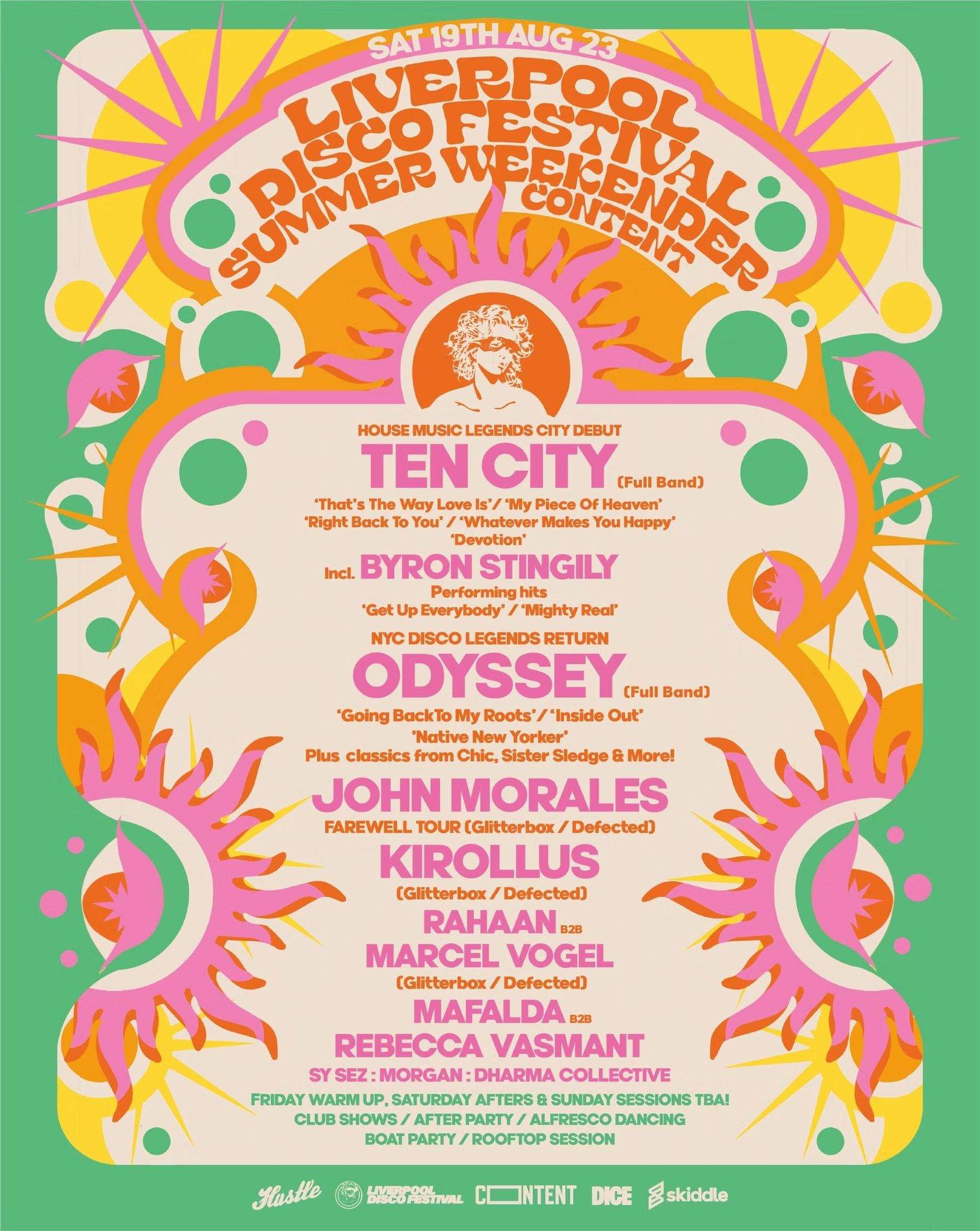 Liverpool Disco Festival 10 with Ten City (live) Ft. Byron Stingily, Odyssey & More - フライヤー表