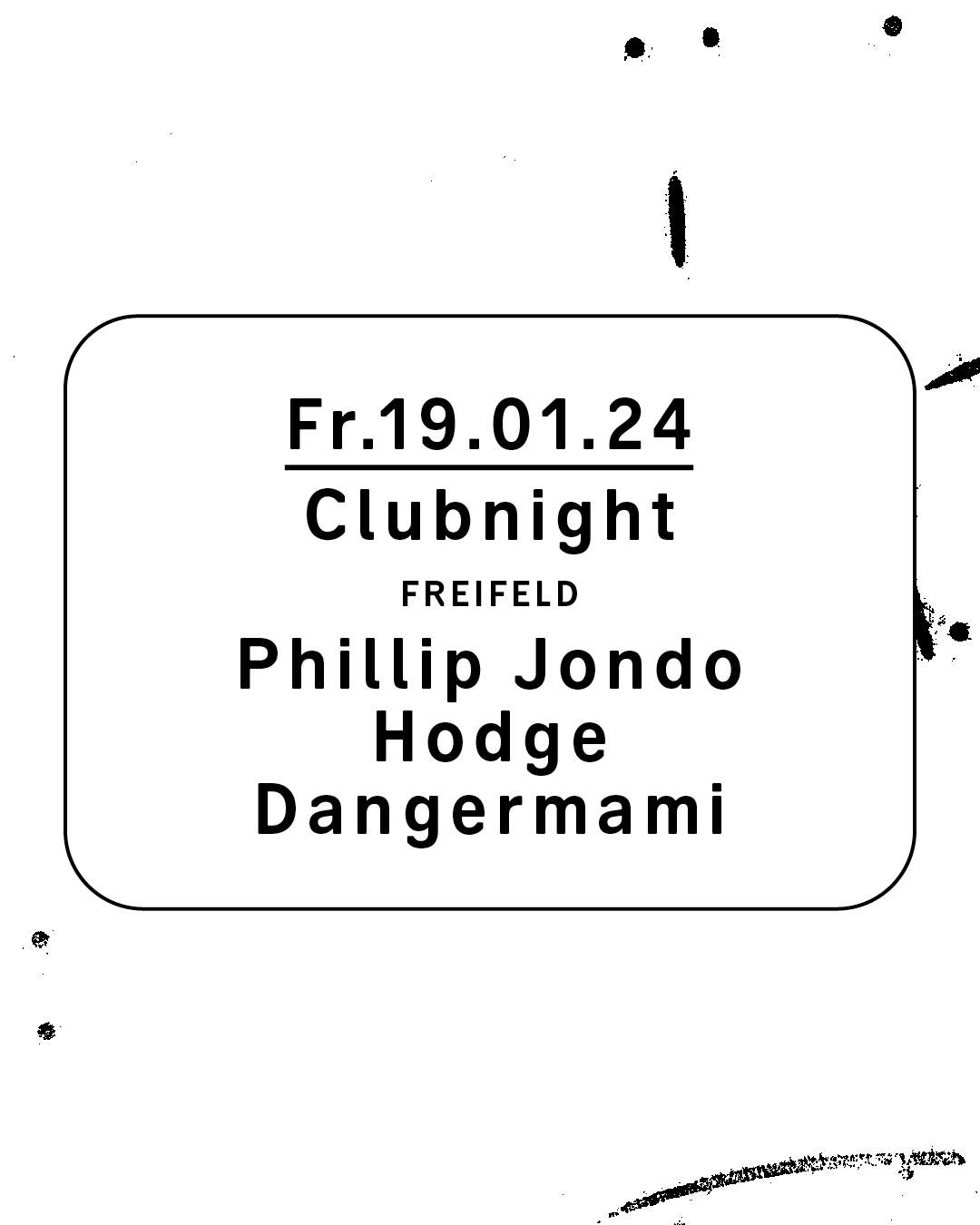 Clubnight - Phillip Jondo, Hodge, Dangermami - Página trasera
