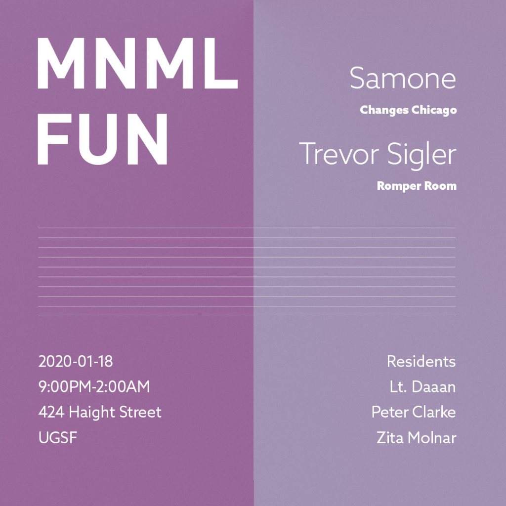 MNML:FUN with Samone and Trevor Sigler - Página frontal