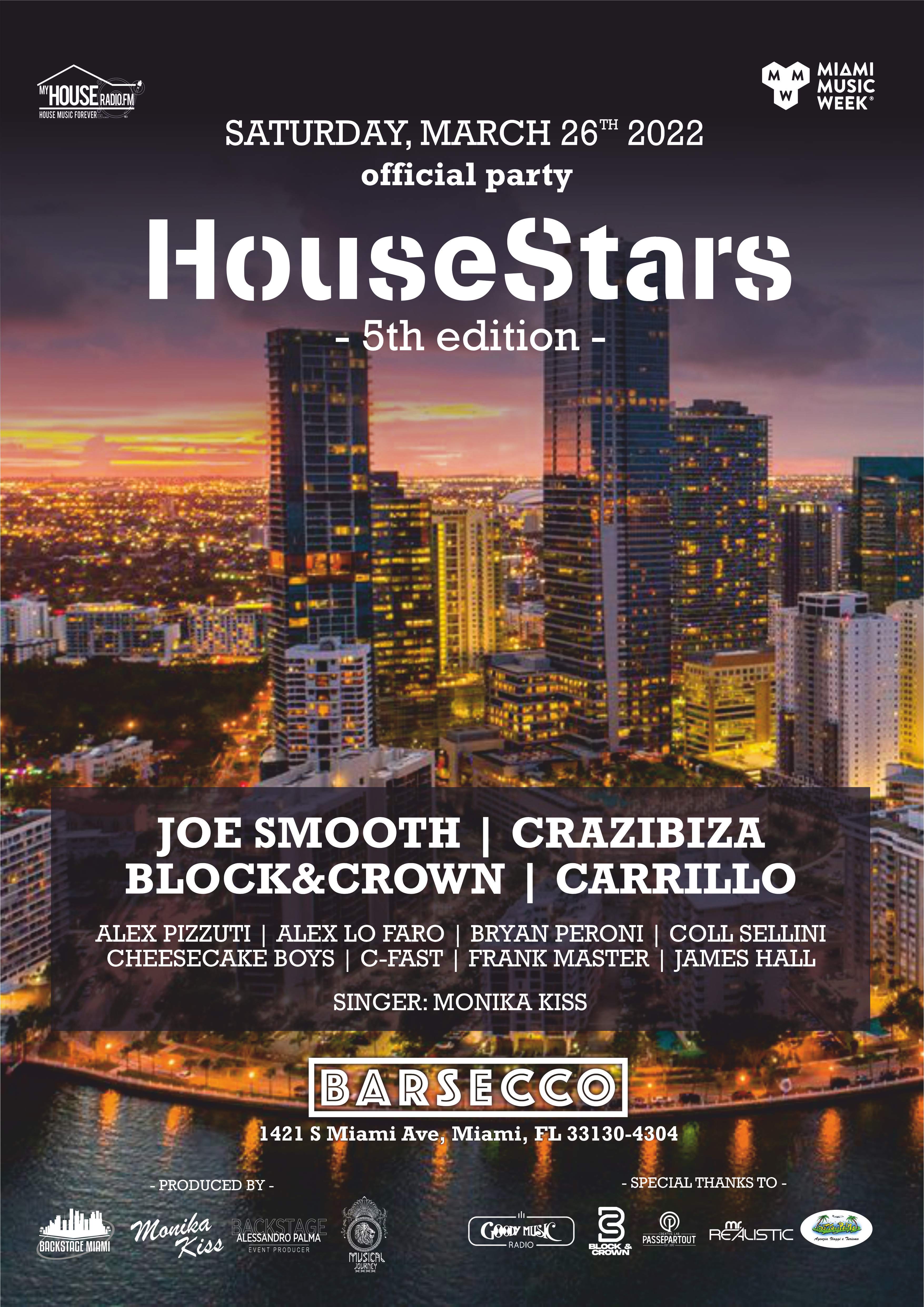 House Stars - フライヤー表