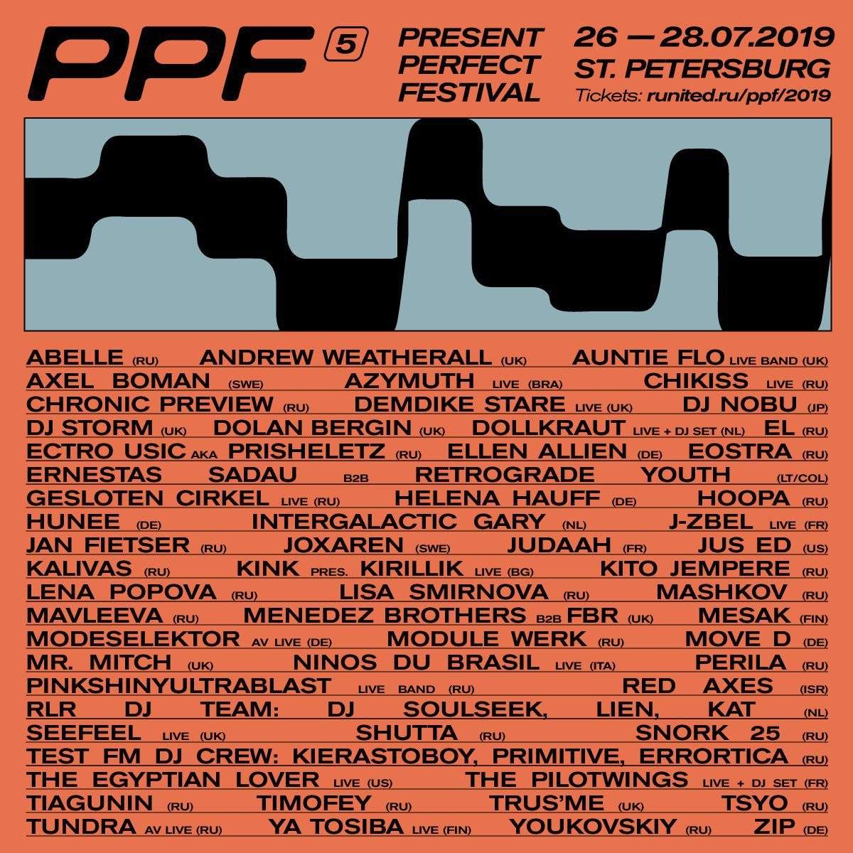 Present Perfect Festival 2019 - Página frontal